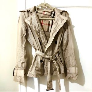 Burberry brit rain coat